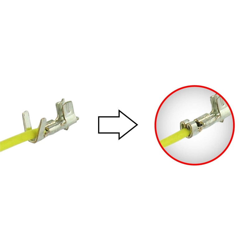 ENGINEER PA-21 Universal Connector Crimping Pliers 175mm. Made in Japan. Precision Crimping Tool for Open Barrel Connectors, Long Barrel Wing Type (AWG #26 - #18 wires) - Image 4